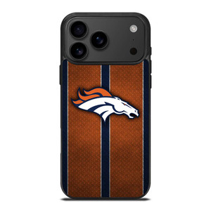 DENVER BRONCOS NFL METAL STRIPE iPhone 17 Pro Max Case Cover