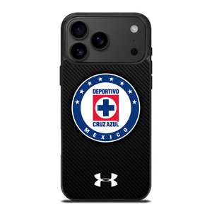 DEPORTIVO CRUZ AZUL CARBON LOGO iPhone 17 Pro Max Case Cover