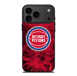 DETROIT PISTONS BASKETBALL NBA FIRE iPhone 17 Pro Max Case Cover