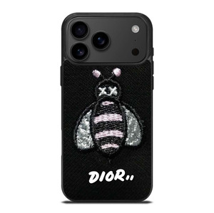 DIOR X KAWS BEE BLACK iPhone 17 Pro Max Case Cover
