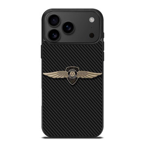 DODGE CAR BROTHERS BAGDE CARBON iPhone 17 Pro Max Case Cover