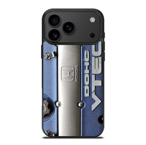 DOHC VTEC HONDA ENGINE BLUE iPhone 17 Pro Max Case Cover