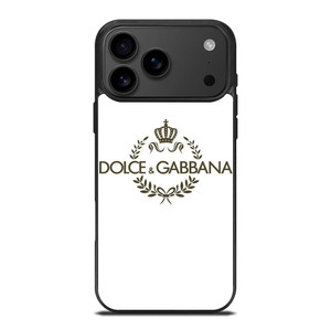 DOLCE AND GABBANA WHITE LOGO iPhone 17 Pro Max Case Cover