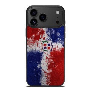 DOMINICAN REPUBLIC FLAG ART iPhone 17 Pro Max Case Cover