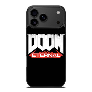 DOOM ETERNAL GAMES LOGO BLACK iPhone 17 Pro Max Case Cover