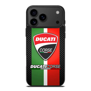 DUCATI CORSE CARBON LOGO iPhone 17 Pro Max Case Cover