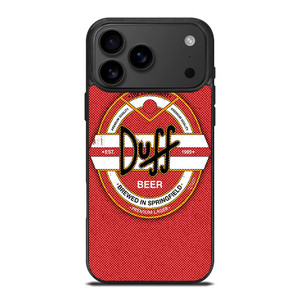 DUFF BEER THE SIMPSONS LOGO 2 iPhone 17 Pro Max Case Cover