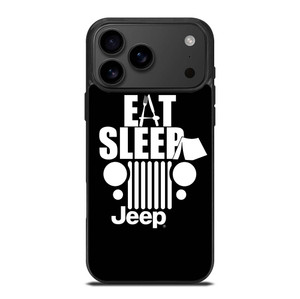 EAT SLEEP JEEP ART iPhone 17 Pro Max Case Cover