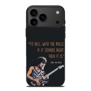 EDDIE VAN HALEN QUOTES iPhone 17 Pro Max Case Cover