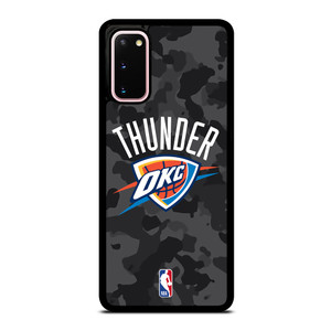OKLAHOMA CITY THUNDER BLACK CAMO Samsung Galaxy S20 Case Cover