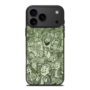 FALLOUT VAULT BOY ALL CHARACTER  iPhone 17 Pro Max Case Cover