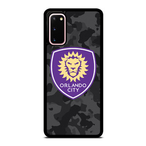 ORLANDO CITY SC MLS BLACK CAMO Samsung Galaxy S20 Case Cover