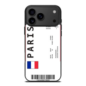 FLIGHT TICKETS FRANCE PARIS iPhone 17 Pro Max Case Cover