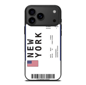 FLIGHT TICKETS USA NEW YORK iPhone 17 Pro Max Case Cover