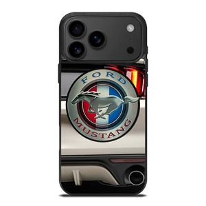 FORD MUSTANG CAR LOGO WHITE iPhone 17 Pro Max Case Cover