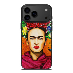 FRIDA KAHLO FLORAL ART iPhone 17 Pro Max Case Cover