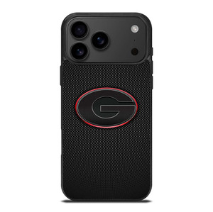 GEORGIA BULLDOGS CARBON LOGO iPhone 17 Pro Max Case Cover