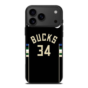 GIANNIS ANTETOKOUNMPU MILWAUKEE BUCKS KIT iPhone 17 Pro Max Case Cover
