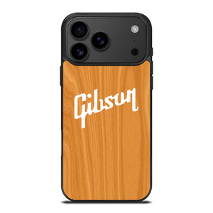 GIBSON GUITAR WOODEN LOGO 2 iPhone 17 Pro Max Case Cover