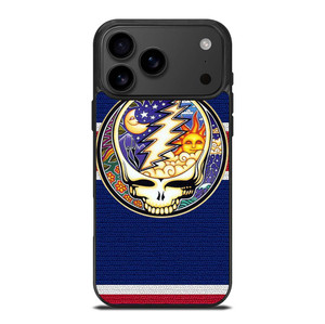 GRATEFUL DEAD BAND SKULL LOGO MOON AND SUN iPhone 17 Pro Max Case Cover