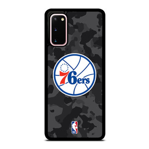 PHILADELPHIA 76ERS BLACK CAMO Samsung Galaxy S20 Case Cover