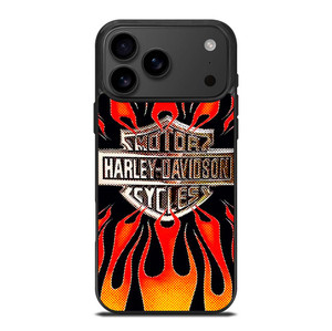 HARLAY DAVIDSON MOTOR FIRE LOGO iPhone 17 Pro Max Case Cover