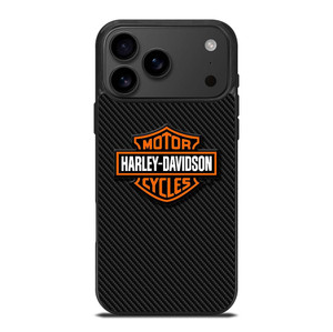 HARLEY DAVIDSON MOTORCYCLES LOGO CARBON iPhone 17 Pro Max Case Cover