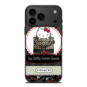 HELLO KITTY LOVES COACH iPhone 17 Pro Max Case Cover