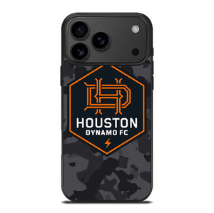 HOUSTON DYNAMO FC MLS BLACK CAMO iPhone 17 Pro Max Case Cover