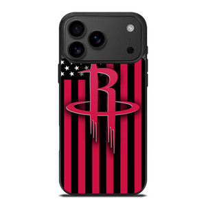 HOUSTON ROCKETS NBA USA FLAG iPhone 17 Pro Max Case Cover