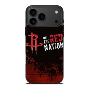 HOUSTON ROCKETS NBA WE ARE RED NATION iPhone 17 Pro Max Case Cover