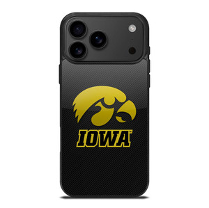 IOWA HAWKEYES CARBON iPhone 17 Pro Max Case Cover