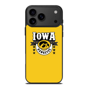 IOWA HAWKEYES LOGO UNIVERSITY BASKETBALL TEAM iPhone 17 Pro Max Case Cover