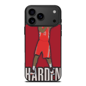 JAMES HARDEN HOUSTON ROCKETS CARTOON iPhone 17 Pro Max Case Cover
