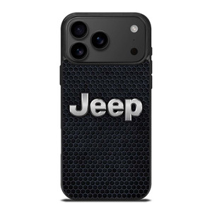 JEEP BLACK METAL LOGO iPhone 17 Pro Max Case Cover