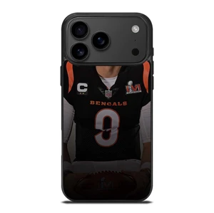 JOE BURROW CINCINNATI BENGALS NFL iPhone 17 Pro Max Case Cover