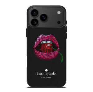 KATE SPADE NEW YORK LIPS AND CHERRY iPhone 17 Pro Max Case Cover