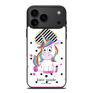 KATE SPADE NEW YORK LOGO CUTE UNICORN iPhone 17 Pro Max Case Cover