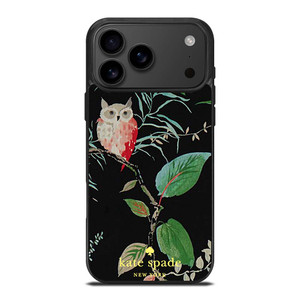 KATE SPADE OWLISH BLACK iPhone 17 Pro Max Case Cover