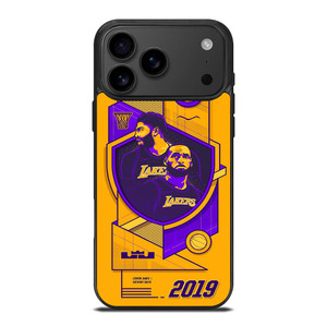 LA LAKERS LEBRON JAMES & ANTHONY DAVIS iPhone 17 Pro Max Case Cover
