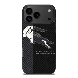 LACOSTE BLACK AND WHITE iPhone 17 Pro Max Case Cover