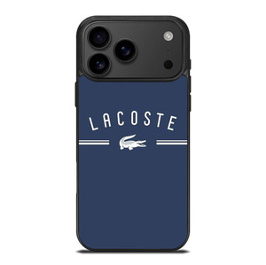 LACOSTE CROC LOGO BLUE iPhone 17 Pro Max Case Cover