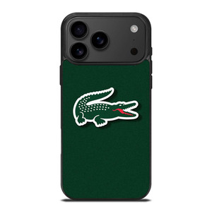 LACOSTE CROCODILE GREEN iPhone 17 Pro Max Case Cover