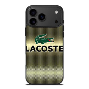 LACOSTE GOLD EMBLEM iPhone 17 Pro Max Case Cover
