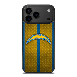 LOS ANGELES CHARGERS NFL METAL STRIPE iPhone 17 Pro Max Case Cover