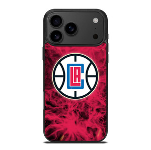 LOS ANGELES CLIPPERS BASKETBALL NBA FIRE iPhone 17 Pro Max Case Cover