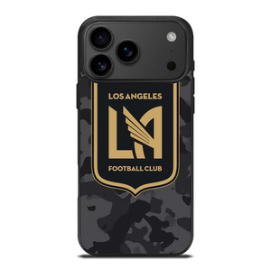 LOS ANGELES FC MLS BLACK CAMO iPhone 17 Pro Max Case Cover