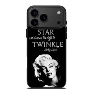 MARILYN MONROE BLACK QUOTES iPhone 17 Pro Max Case Cover