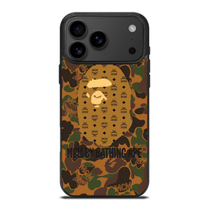 MCM MICHAEL CROMER MUNICH BATHING APE CAMO iPhone 17 Pro Max Case Cover