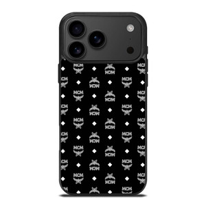MCM MICHAEL CROMER MUNICH BLACK LOGO iPhone 17 Pro Max Case Cover